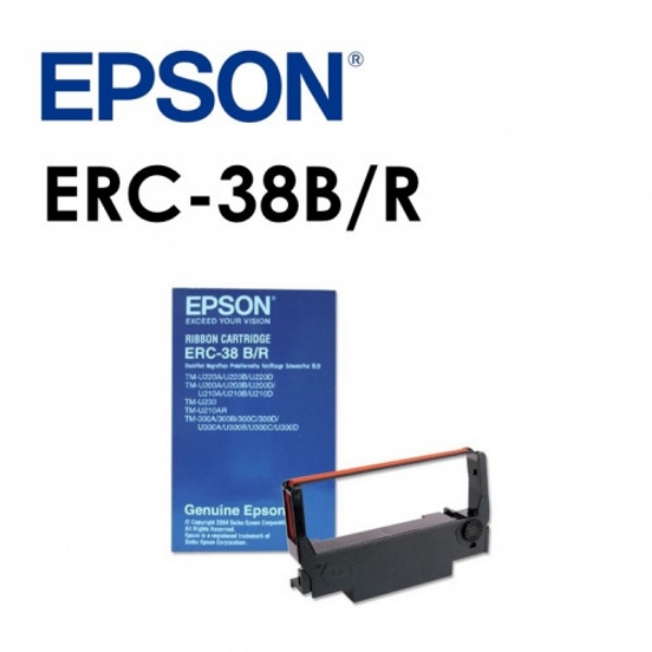圖片 原裝EPSON ERC-38B/R紅黑色